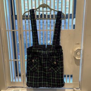 ZARA Tweed Overall Skirt